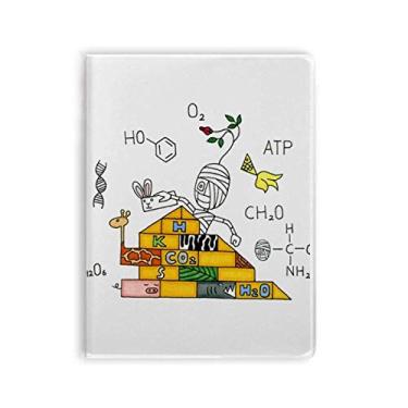 Imagem de Caderno Egito Múmia Horus Química Pirâmide Capa de Goma Diário Capa Macia Diário