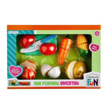 Imagem de Crec Crec Legumes Mini Feirinha Divertida Creative Fun - Multikids
