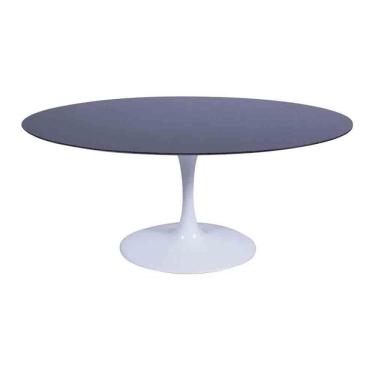Imagem de Mesa Saarinen Oval São Gabriel 120x80cm - Base Branca