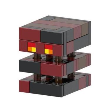 Imagem de Boneco Minifigure Blocos De Montar Magma Cube Minecraft - Mega Block T