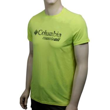 Imagem de Camiseta Neblina Montrail M/C Amarelo Limão - Columbia
