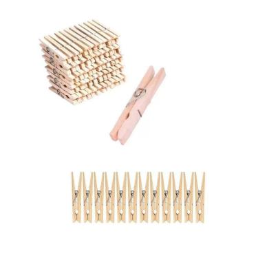 Imagem de Prendedor Pregador Roupas Madeira Para Varal 1440 Unidades