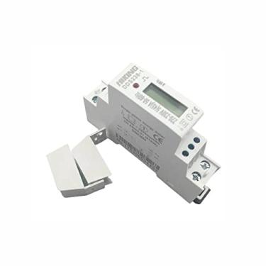 Imagem de Medidor Consumo De Energia Compacto 220v 45a Monofásico Para Trilho DIN