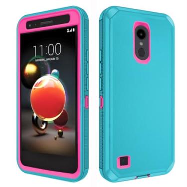 Imagem de Asuwish Capa de telefone para LG Aristo 1 2 3 Plus/Rebel 4 LTE/Tribute Empire Dynasty/K8 Plus 2017 2018 K8S Capa híbrida acessórios Zone Fortune Phonenix Risio Astro 2+ 3+ K8+ K4 4G LV3 MS210 Verde