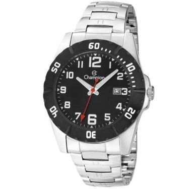 Imagem de Relogio masculino champion prata com calendário ca31300t