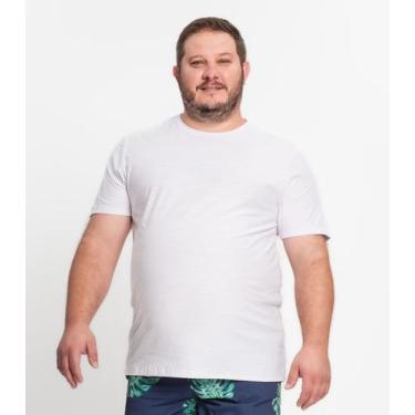 Imagem de Camiseta Flamé Plus Size Masculino Kohmar Branco