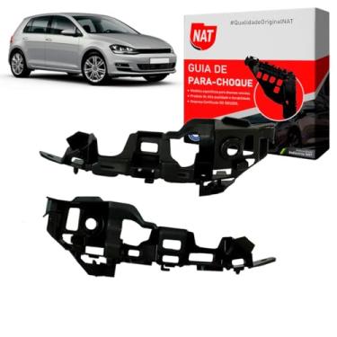 Imagem de Suporte Guia Parachoque Golf 2014 Até 2020 Dianteiro (Lado Direito)