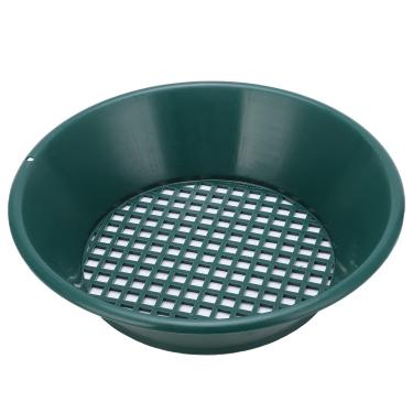 Imagem de Panela de lavagem de ouro, kit de panning de ouro, classificador de ouro de 350mm, ferramenta manual de lavagem de ouro, bandeja de peneiração de tela para mineração panorâmica