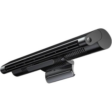 Imagem de Ventilador com clipe para monitor de computador, ventilador suspenso de tela ultra silenciosa de mesa portátil com controle de toque de 3 velocidades, compatível com tela de laptop com espes