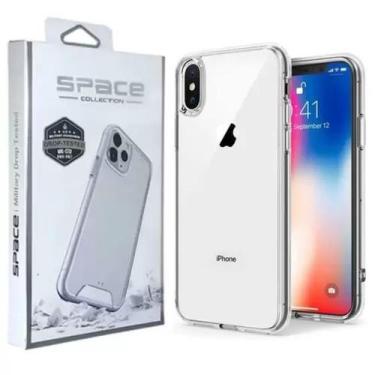 Imagem de Capa Capinha Clear Case Space Rígida Anti Amarelamento Resistente Para