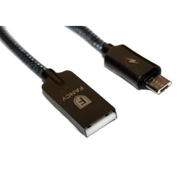 Imagem de Cabo USB Micro 2.0 1m Acompanha Estojo de Metal - Eletro voo