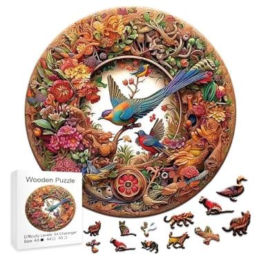 Imagem de Quebra Cabeça de Madeira Pássaro, Wooden Puzzle | Diversão para toda família (A4)