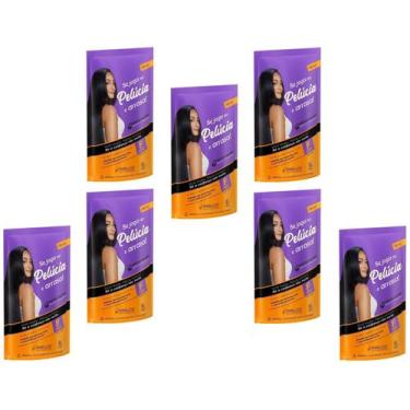 Imagem de Hene em Gel Pelucia 180gr Preto Forte (Preto Azulado) Pouch Embelleze,