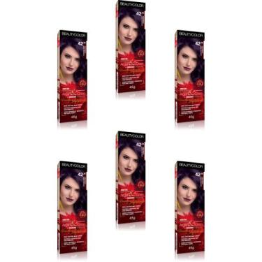 Imagem de Beauty Color Tintura 76.44 RUIVO ABSOLUTO TESTE 45gr (06 Unidades) Cor