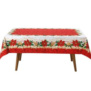 Imagem de Toalha de Mesa Natalina Retangular 6 Lugares 1,40 x 2,10 Athenas Dohle