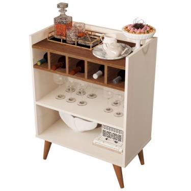 Imagem de Aparador Intense - GT Magazine, Off White/Freijo