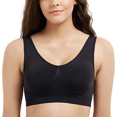 Imagem de Wacoal Sutiã feminino de alças largas B-Smooth, Preto, 34