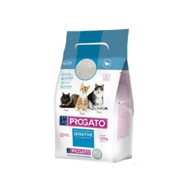 Imagem de Areia Gato Granulado Sanitario Para Gatos Sensíveis 1,8kg - PROGATO