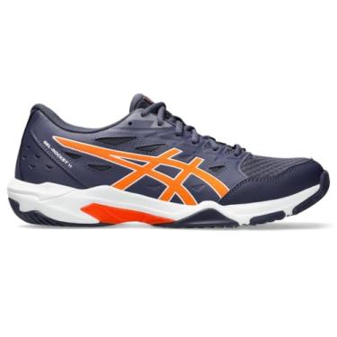 Imagem de Asics Tênis de vôlei masculino Gel-Rocket 11, Nevoeiro índigo/laranja nova, 10.5