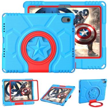 Imagem de DICEKOO Capa infantil para iPad 11ª/10ª geração, 27.9 cm/11 polegadas, versão 2025/2022, com protetor de tela integrado, durável, à prova de impacto, com suporte, capa infantil para Apple iPad 10