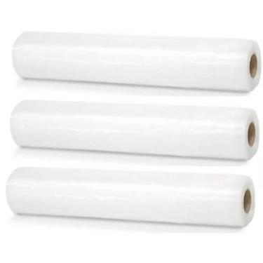 Imagem de Kit 2 Rolo Bobina 5Metros Saco Embalagem Seladora a Vácuo(15cm x 5m)