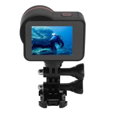 Imagem de Mini Câmera de Ação, Câmera de Ação à Prova de água de 5 Metros Com Tela de Toque de 2 Polegadas, 5K 30FSP UHD Video, View de 145 Graus, Estabilização, Controle Remoto, Bateria