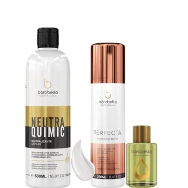 Imagem de Borabella NeutraQuimic 500ml + Perfecta 250ml + Argan 7ml