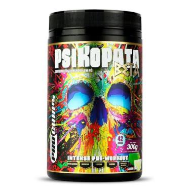 Imagem de Pré Treino Psikopata Beta Pote 300g Pro Corps, Limão