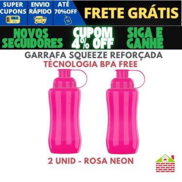 Imagem de Garrafa Squeeze 600ML para Agua, Academia, Esportes, e para personaliz