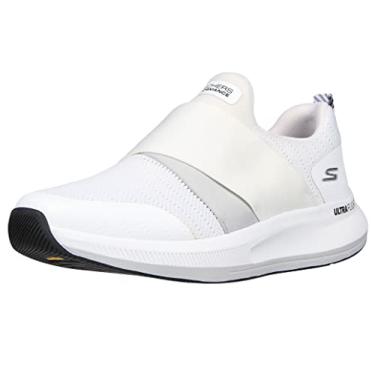 Imagem de Skechers Tênis feminino Go Run Pulse-Bold Venture, Branco/preto, 9.5