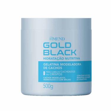 Imagem de Amend Hidratação Nutritiva Gold Black Gelatina Modeladora de Cachos, 5