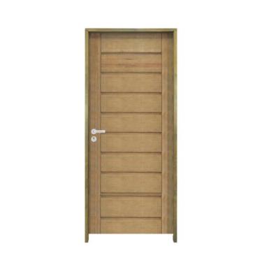 Imagem de Porta BBB Pinus 82 X 2.10 Batente Ecológico 11CM Fechadura Externa Lad