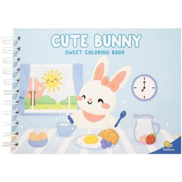 Imagem de Livro De Colorir Bobbie Cute Bunny Capa Dura 50Pág Todolivro