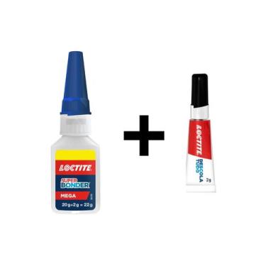 Imagem de Kit Cola instantânea Super Bonder Mega 22g + Removedor Descola Tudo - 