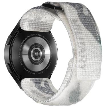 Imagem de Pulseiras de relógio Hemsut compatíveis com Amazfit, pulseira esportiva de nylon resistente camuflada com design de laço trançado para Amazfit GTS 4/4 Mini/3/2 /2e/2 mini, Bip 3 Pro/3/U