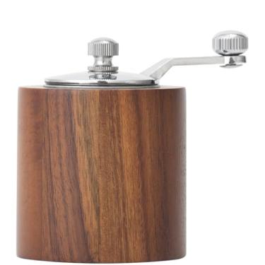 Imagem de Moedor portátil com manivela, moedor de café com espessura ajustável, sal marinho e moedor de pimenta Sichuan (curto)