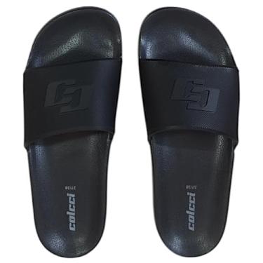 Imagem de Chinelo Slide Unissex Colcci Icone (Preto, BR, Adulto, Faixa Numérico, 41, 42)