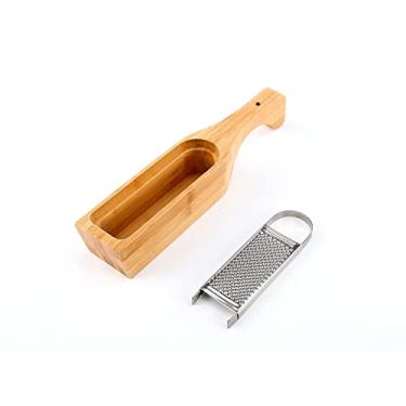 Imagem de Ralador de Inox com Recipiente de Bambu James F. 9018-028