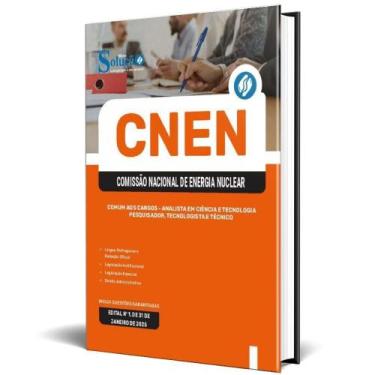 Imagem de Apostila Cnen 2025 Comum Aos Cargos Analista Em Ciência E - Editora So