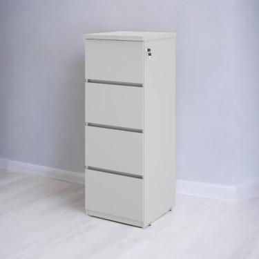 Imagem de Gaveteiro Arquivo 04 Gavetas Doubler Cinza