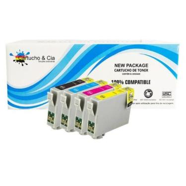 Imagem de Cartucho de Tinta Compatível T133220 T133 Ciano 11ml - - CARTUCHO & CI