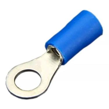 Imagem de Terminal Argola Olhal Pré-isolado 1,5 A 2,5mm Azul - 100 Unidades Rv2-
