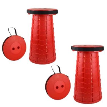 Imagem de Banqueta Banco Retrátil Portátil com Alça Telescópica Banquinho Dobrável Ajustável Pesca Camping