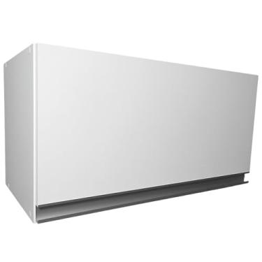 Imagem de Armário Aéreo Para Cozinha e Lavanderia 60cm em MDF com Porta Basculante Suspenso de Parede Entregue Montado