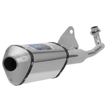 Imagem de Escapamento Pro Tork Mini 3 Pop 110 2016 À 2017 Curva Cromada, CROMADO