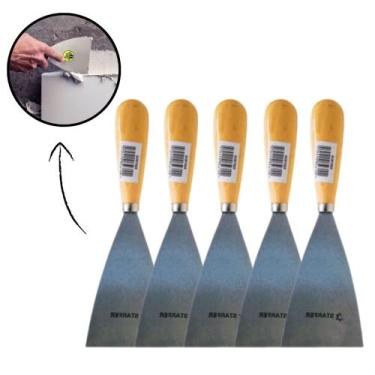 Imagem de Kit Com 5 Espátula Multiuso Raspar Massa Corrida - Starfer