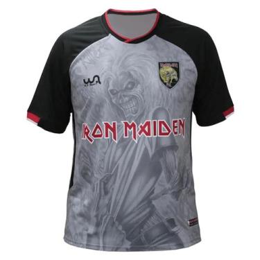Imagem de Camiseta Esportiva Iron Maiden Wa Sport Masculina Dry Fit Vários Álbun