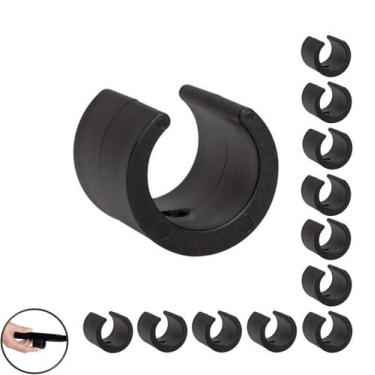Imagem de Kit 12 Peças Proteção Para Pés Cadeiras 22,22mm Redondo Preto - 2307 M