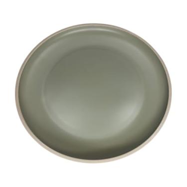 Imagem de Prato De Melamina Resistente Não Quebra Sobremesa Festa Natal Decorativo 22cm Raso (4, Verde)