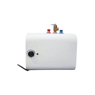 Imagem de REANEX Aquecedor de água elétrico inteligente, acampamento ao ar livre, aquecedor de água instantâneo de 10L, plugue de segurança sob a pia, design compacto
